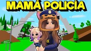 Me ADOPTA una MAMÁ POLICÍA en Brookhaven Roblox