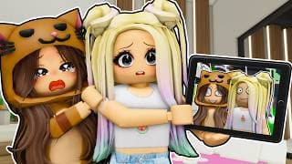 Nuestra COPIA MALVADA APARECIÓ en mi CASA en Brookhaven Roblox
