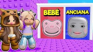 JUGAMOS la TORRE TROLL de QUE PREFIERES pero ENVEJECEMOS con Mandarina en Roblox