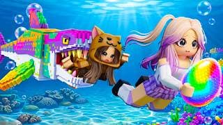 ROBA un HUEVO BAJO el AGUA en Roblox con Mandarina