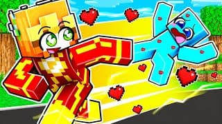 Una CHICA FLASH se ENAMORA de Mi en Minecraft!