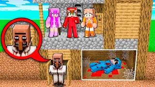 Un ALDEANO TERRORÍFICO me ROBA LA CASA en Minecraft!