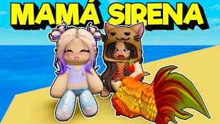 Me ADOPTA una MAMÁ SIRENA en Brookhaven Roblox