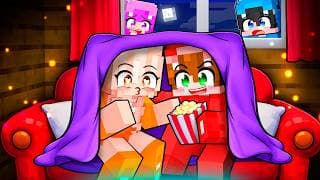 Hice una PIJAMADA SECRETA con Mi ENAMORADA en Minecraft!