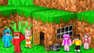 Viviendo DENTRO de UN BLOQUE 100 Días en Minecraft!