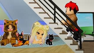 Hicimos un CUARTO SECRETO para ESCONDERNOS con nuestras MASCOTAS en Brookhaven Roblox
