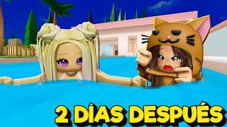 La ÚLTIMA EN SALIR de la PISCINA GANA con Mandarina en Brookhaven Roblox