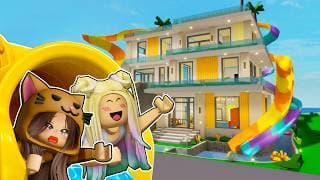 Convertí mi CASA en un PARQUE ACUÁTICO en Brookhaven Roblox