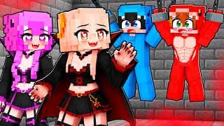 ATRAPADOS por CHICAS VAMPIRO en Minecraft!