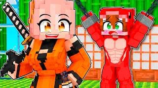 Una CHICA NINJA me SECUESTRÓ en Minecraft!