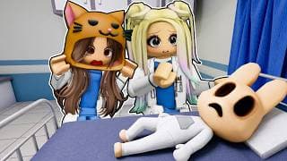 Trabajamos en un HOSPITAL de ANIMALES con ANOMALÍAS con Mandarina en Roblox