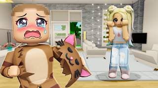 El GORRO de MANDARINA se ROMPIÓ en Brookhaven Roblox