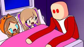 LYNA y MANDARINA Tienen una PIJAMADA en Roblox