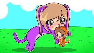 Me Convertí en MAMÁ GATO de MANDARINA BEBÉ GATITA en Roblox