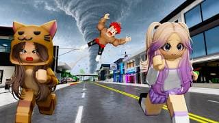 SOBREVIVIMOS al FIN DEL MUNDO con el TEAM en Brookhaven Roblox