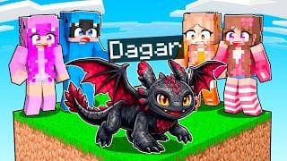 Me Hice pasar por BEBÉ DRAGÓN en UN CHUNK en Minecraft!