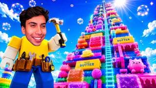 HICE MI PROPIA TORRE DE ASMR EN ROBLOX!🧈