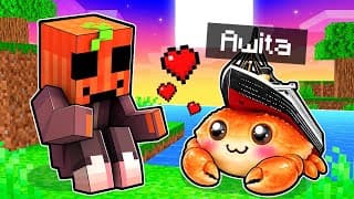 Me Hice pasar por BEBÉ CRABTANIC para Trollear a Mis Amigos en Minecraft 