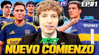 COMENCE UN MODO CARRERA EN EL FC 27 CON BOCA JUNIORS DE ENTRENADOR... EPISODIO 1