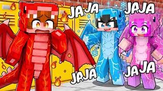 PRIMER DÍA en la ESCUELA DRAGÓN en Minecraft!