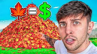 Me pagan por juntar HOJAS 🤑