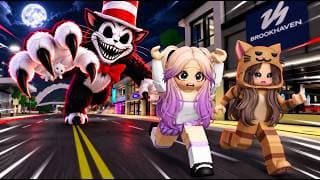 Sobrevivimos al ATAQUE de THE CAT IN THE HAT en Brookhaven Roblox