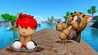 SOBREVIVIMOS A LA PEOR INUNDACIÓN EN BROOKHAVEN ROBLOX con MANDARINA BEBÉ