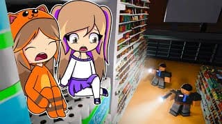 CONSTRUÍ una CASA SEGURA en un SUPERMERCADO con MANDARINA en Roblox