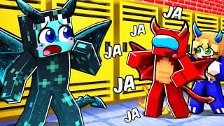 Mi PRIMER DIA en la ESCUELA de DRAGONES en Minecraft!