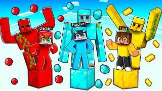 Atrapados en Un Bloque de GÓLEMS en Minecraft...