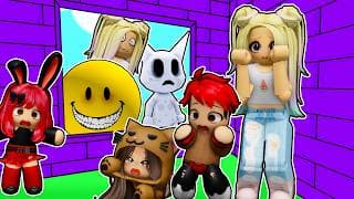 CONSTRUYE para PROTEGER a BEBÉ MANDARINA, DANI y KIRA en Roblox