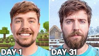 $10,000 Every Day You Survive In Minecraft