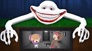 CONSTRUIMOS un BUNKER SEGURO para PROTEGERNOS de LOS MONSTRUOS con LYNA BEBÉ en ROBLOX