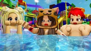 MANDARINA sufrió un ACCIDENTE en el PARQUE ACUÁTICO de Brookhaven Roblox