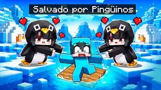 Los PINGÜINOS Gugugaga Me Salvan la Vida en Minecraft...