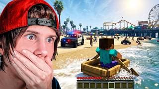 Metí Minecraft dentro de GTA 5...
