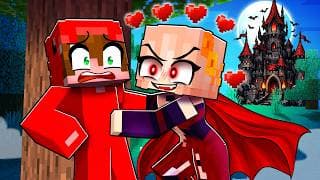 Enamoré a una CHICA VAMPIRO en Minecraft!