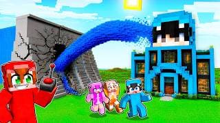 Inundé el Mundo de mi Amigo en Minecraft!