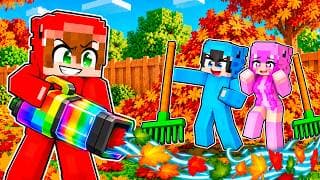 Me Hice Pasar por NOOB, Luego QUITÉ TODAS LAS HOJAS en Minecraft!