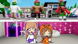 Construimos una BASE SEGURA para HUIR de la INVASIÓN ZOMBIE en Brookhaven Roblox