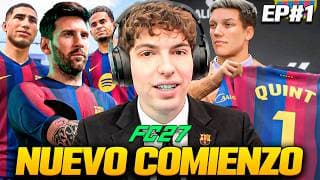 COMENCE UN MODO CARRERA EN EL FC 27 CON EL BARCELONA DE ENTRENADOR... EPISODIO 1