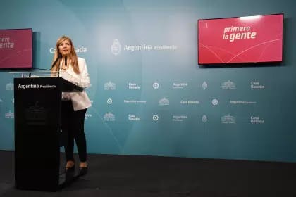 Gabriela Cerruti habló sobre la salud de Alberto Fernández y el bono de fin de año